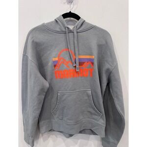 Marmot Women's Coastal Hoody Sweatshirt‎ Large Gray Retro Sunset Logo Hiking
